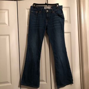 LEVI'S 518 Superlow Bootcut Blue Jeans 7S 31x29